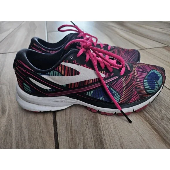 Brooks Launch 4 Women’s Size 8 Running Shoes Multicolor Pink Lace Lightweight... - Picture 6 of 11